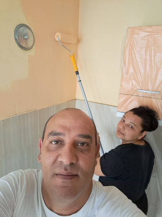 Лепене на тапети боядисване на тавани и стени