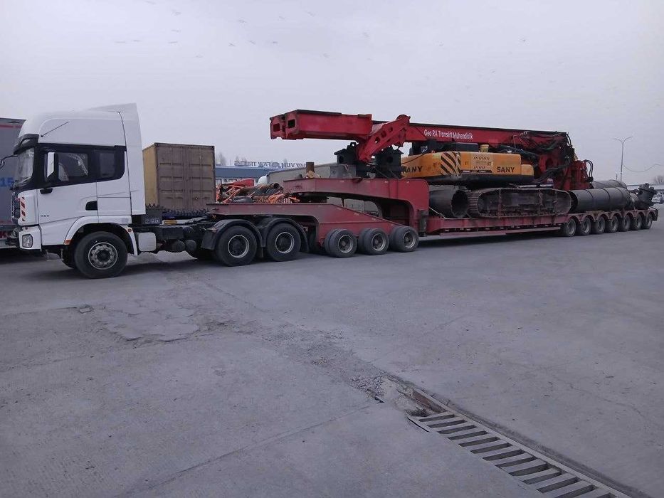 Полуприцеп тяжеловоз низкорамный SHENGRUN 140 тонн