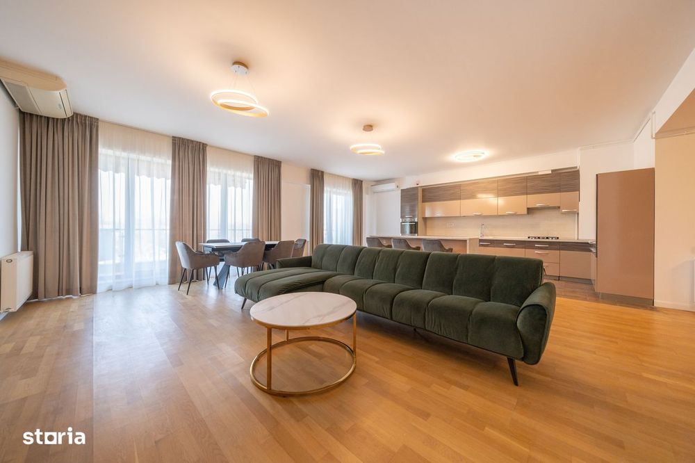 Herastrau, apartament de 4 camere mobilat Rovere