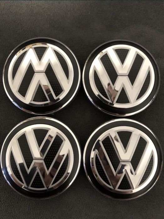 Set 4 Capace jante roti VW Passat b7 Golf 5 6 7 Touareg Tiguan Polo