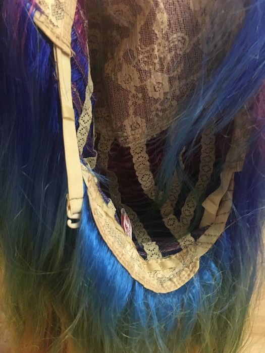 Парик радужный