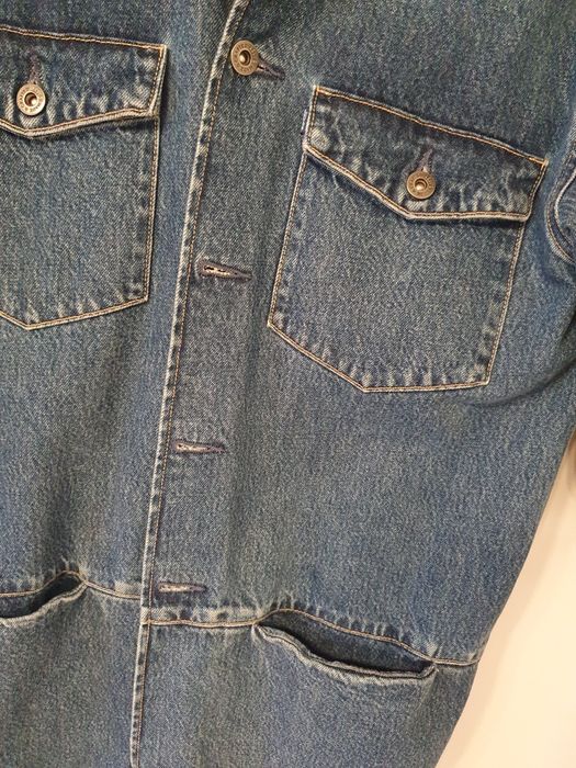 Trench din denim Levis, M, nou