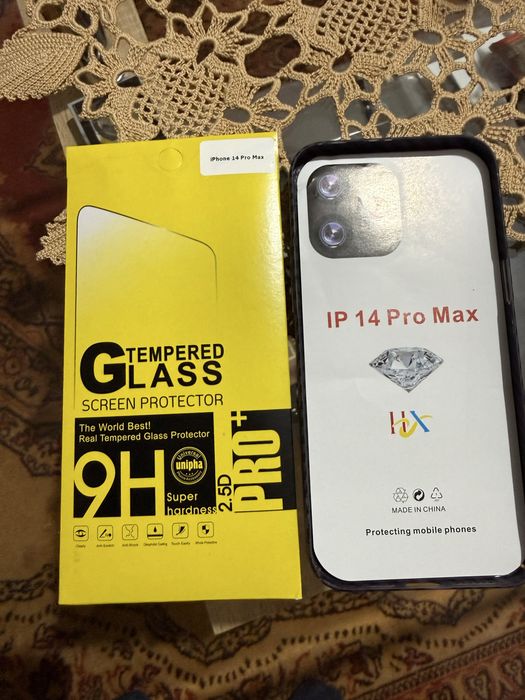 Husă si folie ecran Iphone 14 Pro Max