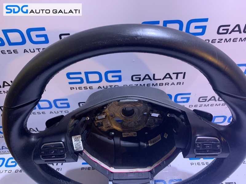 Volan Piele cu Padele si Comenzi VW CC 2012 - 2017 Cod 3C8959537D 3C8419091BF [L8145]