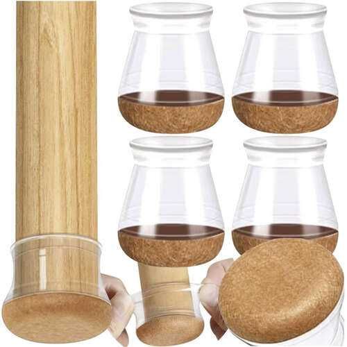 4броя Силиконови протектори за крака на столове