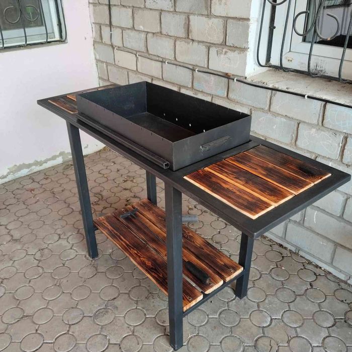 Мангал в стиле лофт