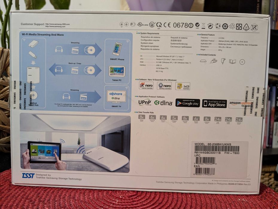 Samsung Optical Smart Hub SE-208BW nou