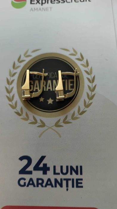 (AG 35) Cercei aur 14K B.34402 / Garantie 2 ani / 1600 lei