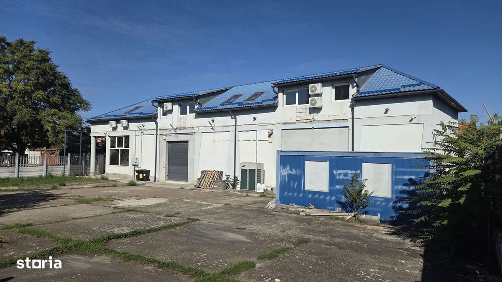 Depozit + birouri 497 mp, teren intravilan 1.043 mp – Oradea, Velența