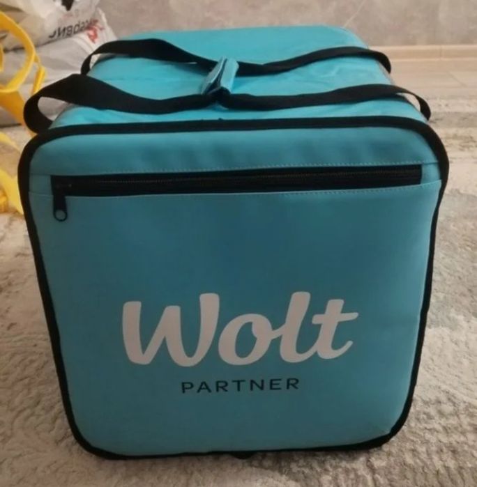 Термосумка Wolt. Сумка для еды. Новая