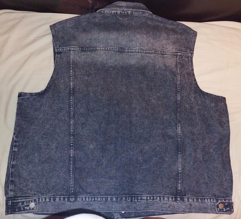 Нов дънков мъжки елек, размер гигант