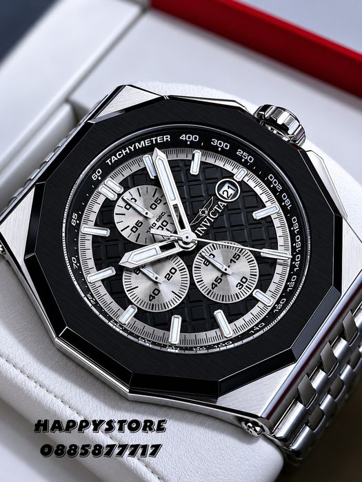 INVICTA Akula steel Black dial 48 mm, Инвикта нов мъжки часовник