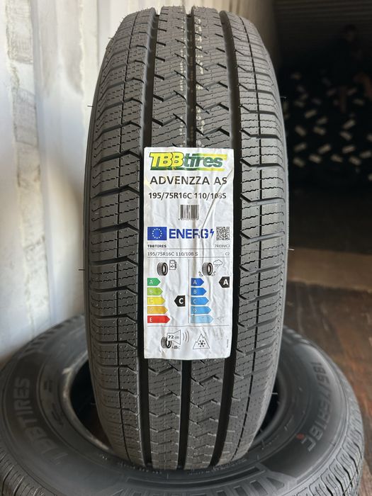 Нови Всесезонни Бусови Гуми TBB TIRES ADVENZZA AS 195/75R16C 110/108S 1957516 1957516C