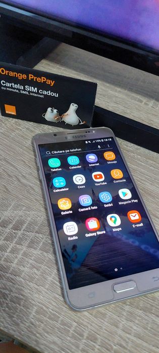Vand Samsung Galaxy J7(2016) Gold cu incarcator si cartela orange(5€) inclusa