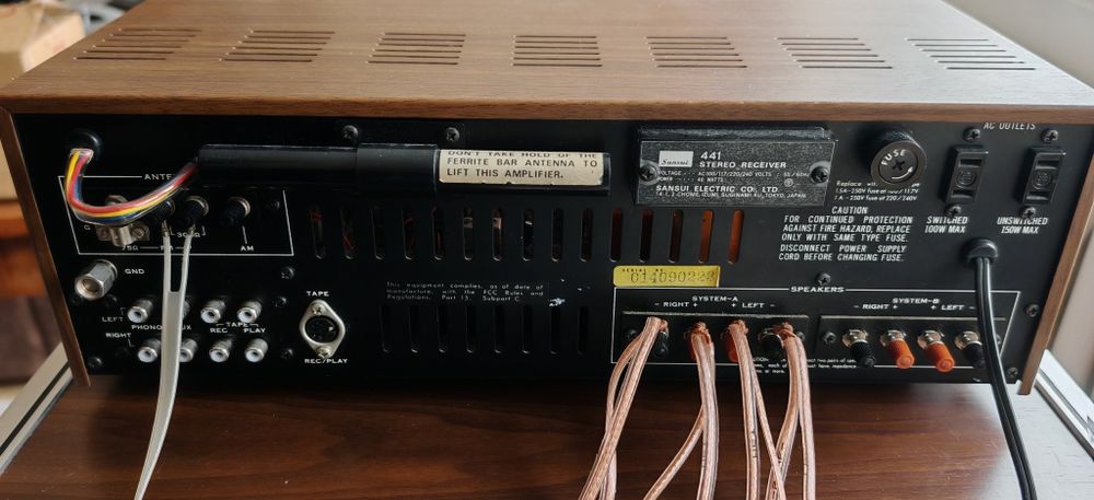 Sansui 441 Stereo Reciever