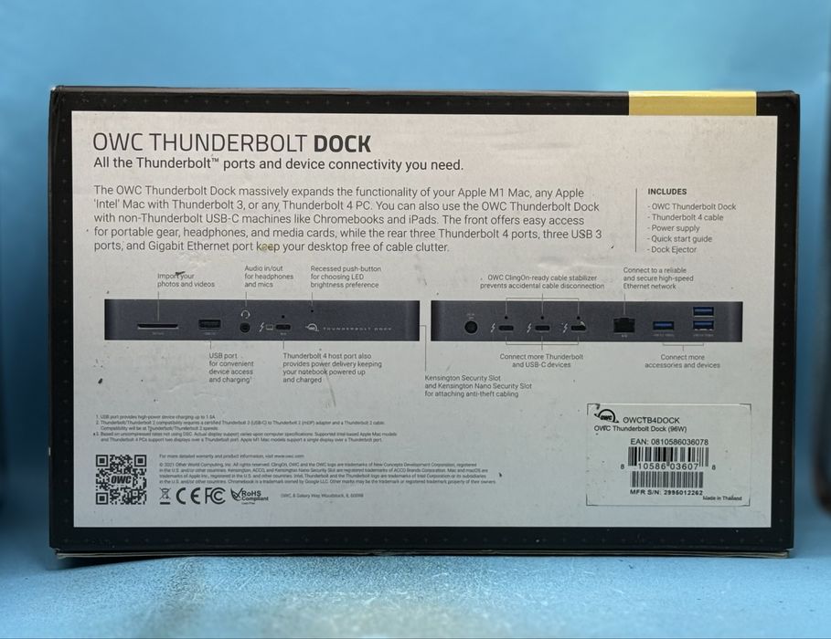 НОВО!!! Докинг станция OWC 11‑Port Thunderbolt Dock