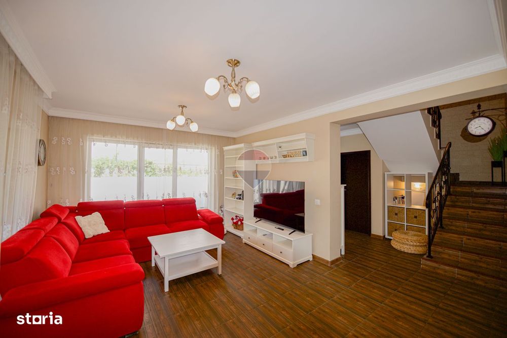 Vila individuala de inchiriat, 4 camere, 111mp, Rosu, Chiajna
