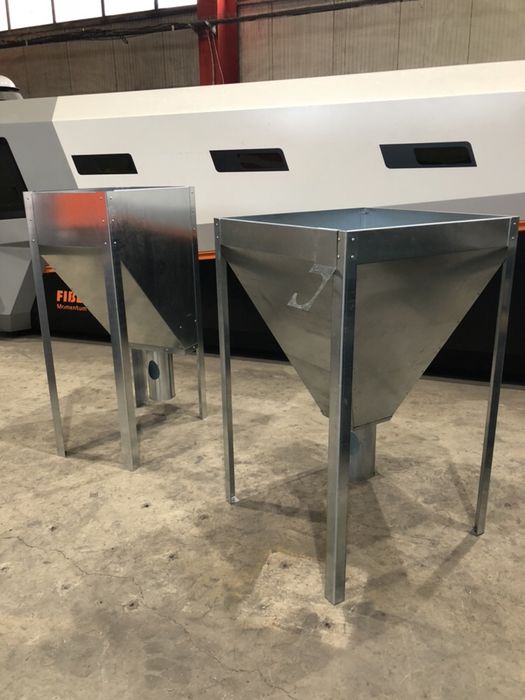 Бункер /бункери за пелети цената е 141 €  с ДДС