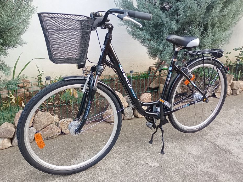 Bicicletă damă CYCO,cu 7 vit Nexus,frână picior,negru !!