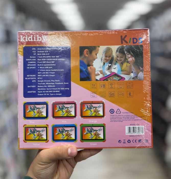 Kidiby Kids Edition – KT15 Bolalar Plansheti Simkartali (optom)