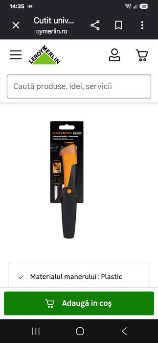 Fiskars pro+sharpener nou sigilat