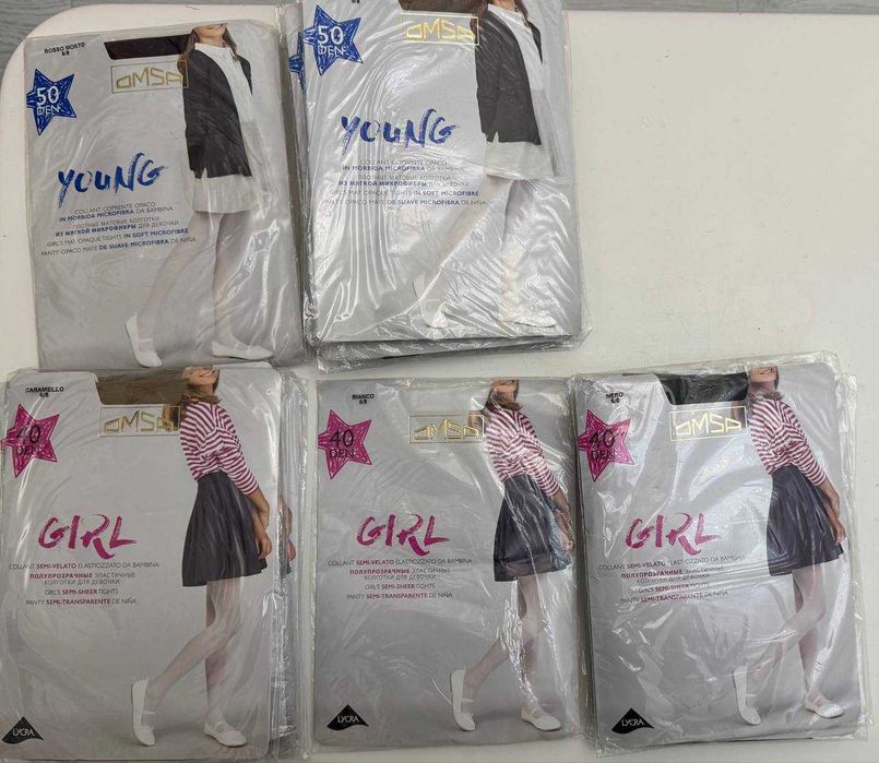 Колготки капроновые Omsa, INCANTO, размер 4/6, 6/8, 8/10 лет