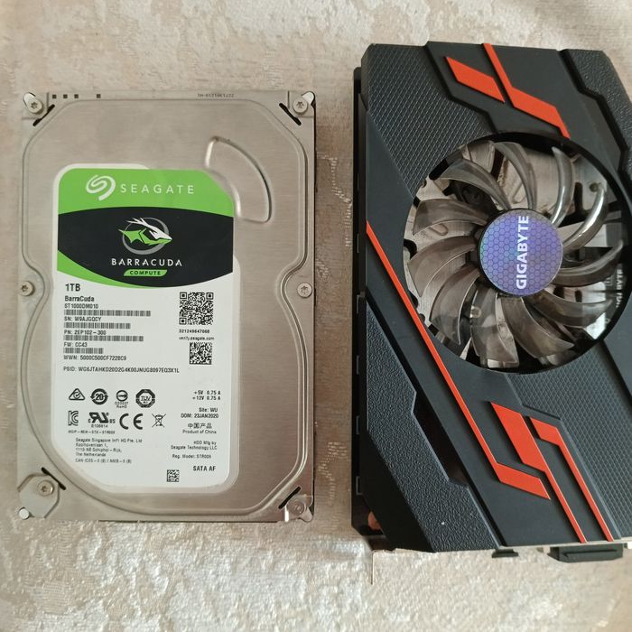 Жёсткий диск и видеокарта