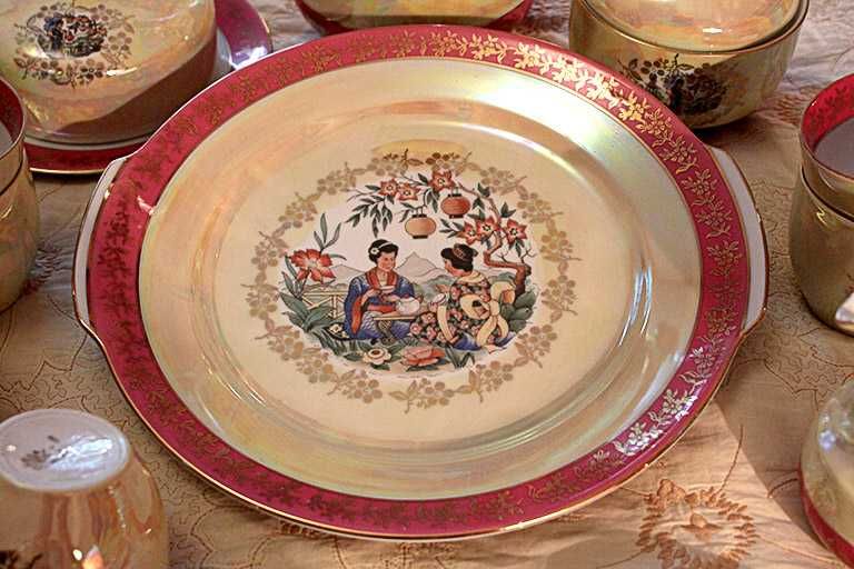 Чайный сервиз на 12 персон ГДР Kahla (Китаянка, Гейша)