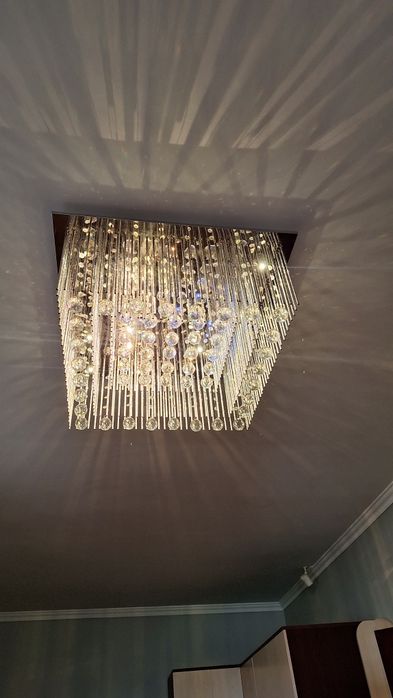 Люстра полухрусталь