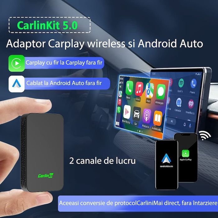 Безжичен адаптер Carlinkit 5.0 2air