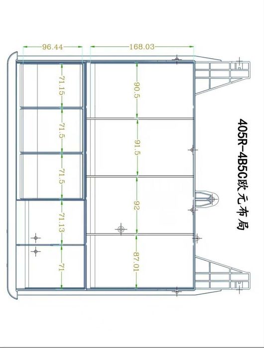 Денежный ящик Kassa uchun yashik, pul uchun yashik "4ta Slot"