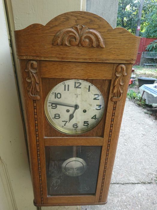 Vând ceas de perete cu pendul / Pendula Friedrich Mauthe FMS Germania