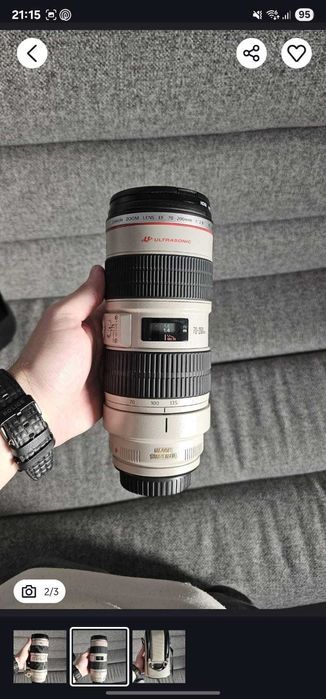 Obiectiv foto 70-200 f2.8 IS
