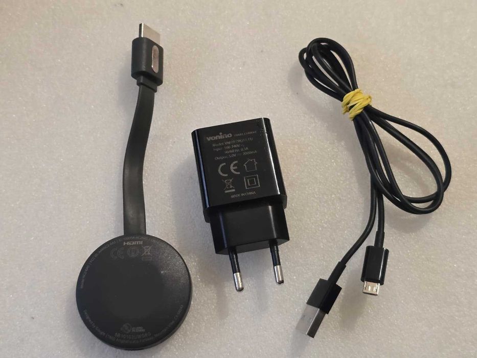 Google Chromecast 2 (Model NC2-6A5), Full HD 1080p, Wi-Fi Dual-Band