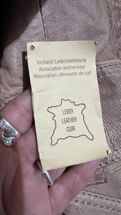 Уникално Сако от агнешка кожа Tom Tailor  XL