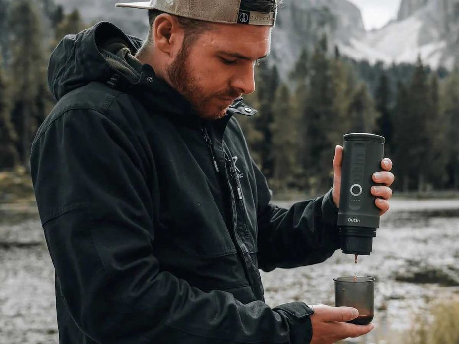 Портативная кофеварка Outin Nano Portable Electric Espresso Machine!