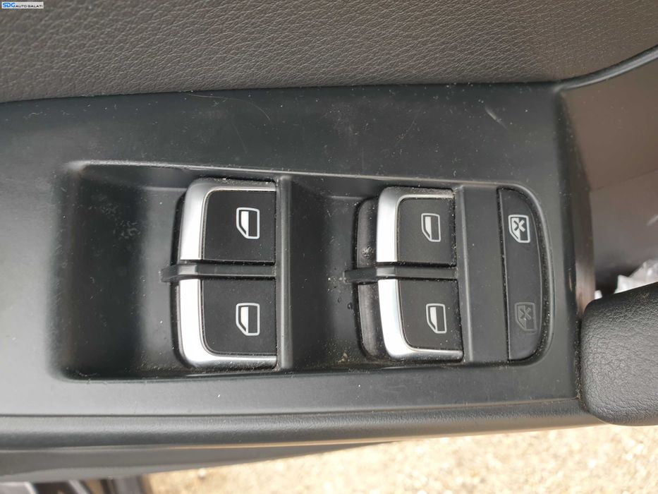 Panou Buton Butoane Geamuri Electrice cu Crom Audi A4 B8 B8.5 2008 - 2015 [K1414]