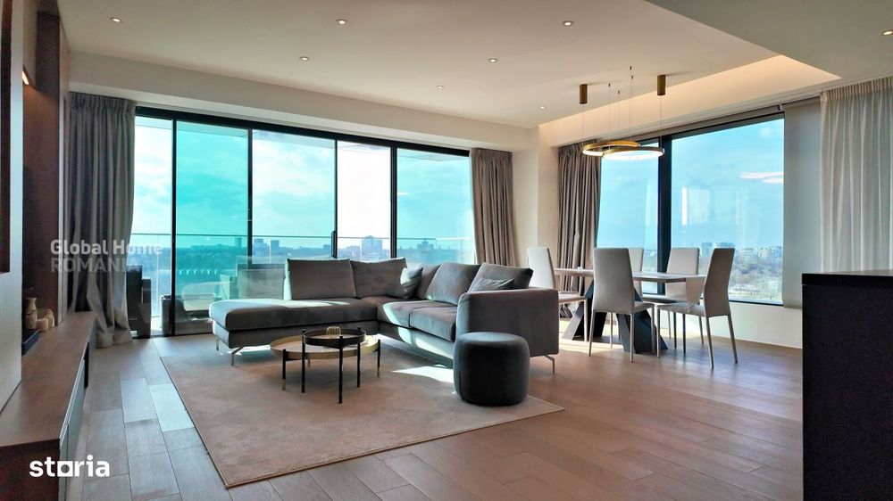 One Mircea Eliade - Floreasca | 4 Rooms + Terrace Open View | Lemon De