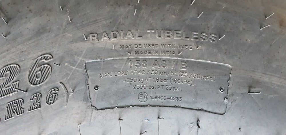 750/70R26 cauciucuri noi 28.1R26 pentru taf sau combina EQZX