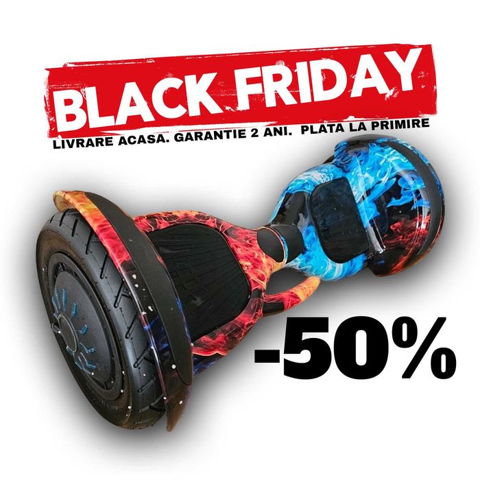-50% BLACKFRIDAY Hoverboard 10 inch 2x350w 3.6A | NOU | GARANTIE 6.5/8