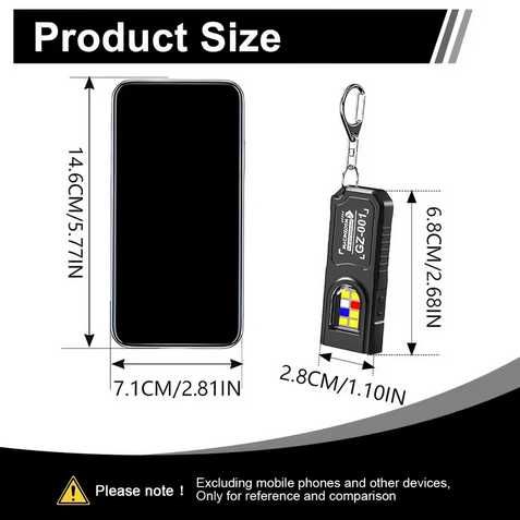 мини магнитно фенерче КЛЮЧОДЪРЖАТЕЛ
