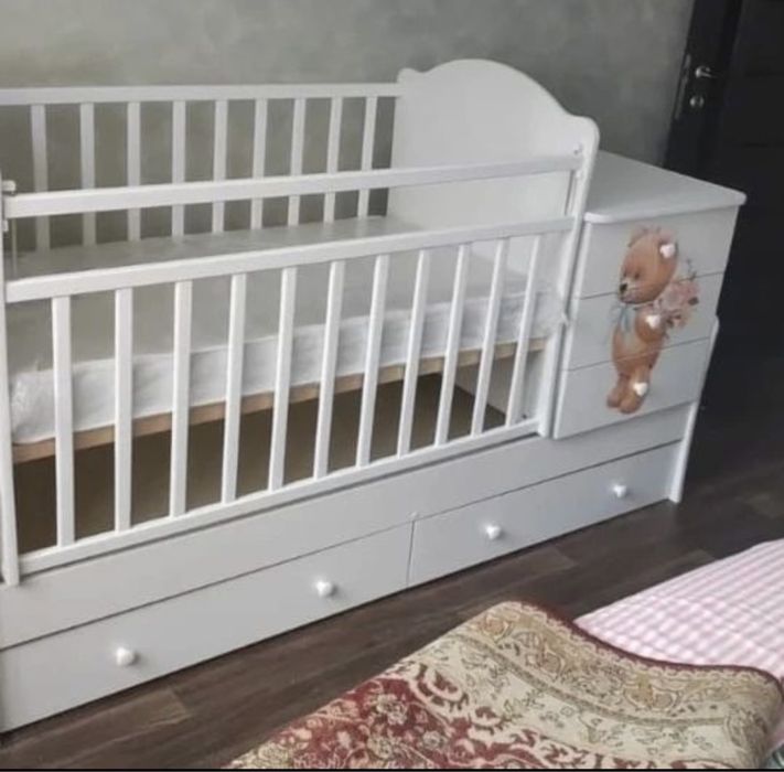 Манеж трансформер кровать