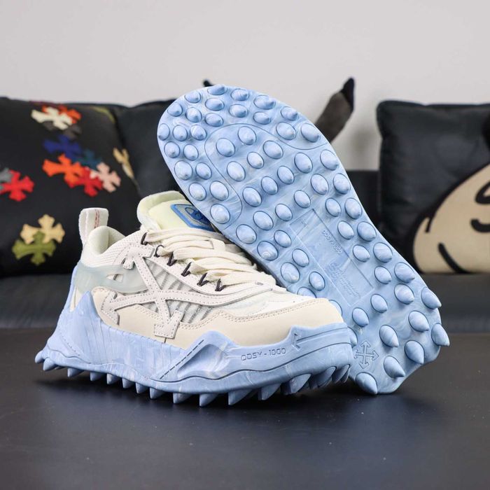 #CALITATE PREMIUM# OFF-WHITE Odsy-1000 White Blue Marble - Verificare colet