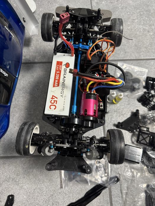 Automodel rc cu telecomanda tamiya tt02 1:10 drift competitie 4x4