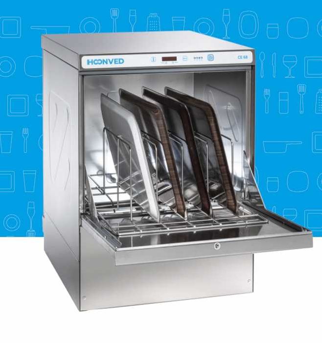 Hoonved CE68 Italy - Masina spalat tavi 60x40 cm, oale, cratite (380V)