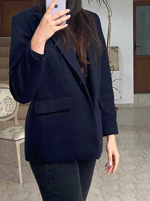 Sacou Coast NEPURTAT (marimea M) bleumarin, din stofa