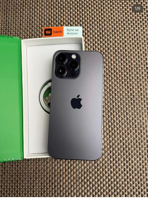 100% Battery! iPhone 14 PRO MAX Лизинг от 20Е/мес deep purple 128gb