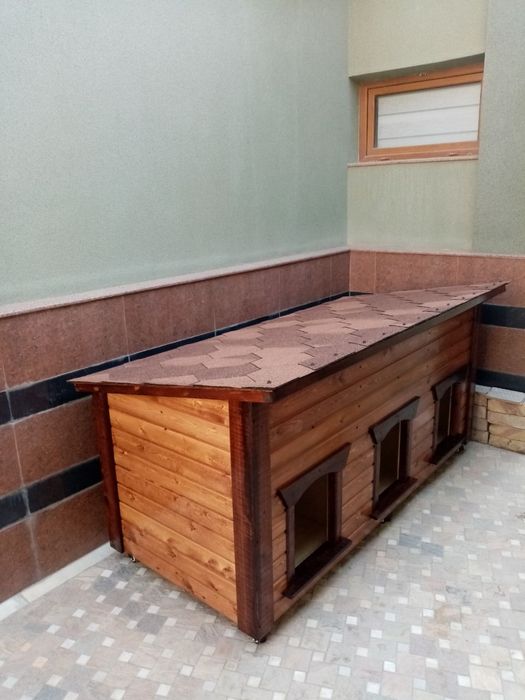 Будка для трёх собак. Премиум класс.