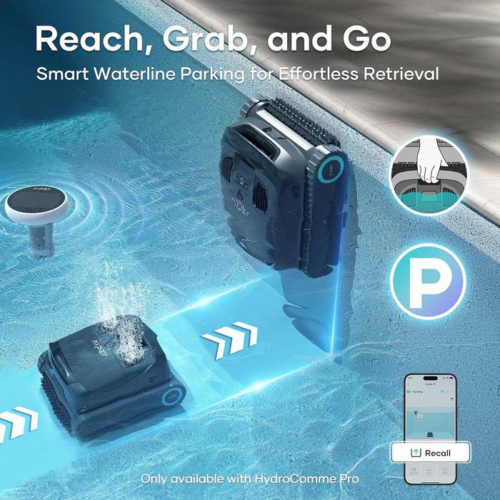 Беспроводной робот пылесос для бассейна AIPER Scuba X1! Новый!