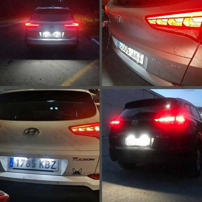 Set Lampi Led numar pentru Hyundai Tucson, IX35, Kia Forte
